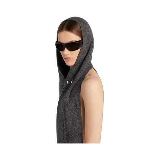 CourrÈGes Zipped Scarf Hood