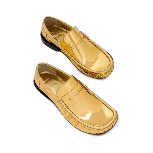 Campo Loafer In Metallic Calfskin