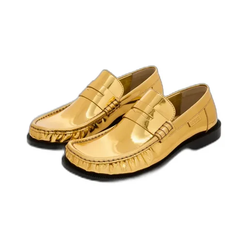 Campo Loafer In Metallic Calfskin