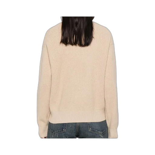 Ribbed High-Neck Sweater