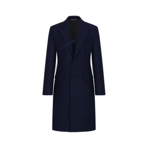 Dior Homme Buttoned Strap Long Coat