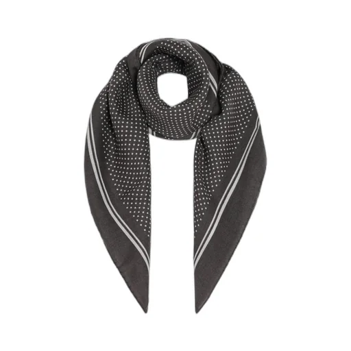 Destin Surl Polka Dot Wool Scarf