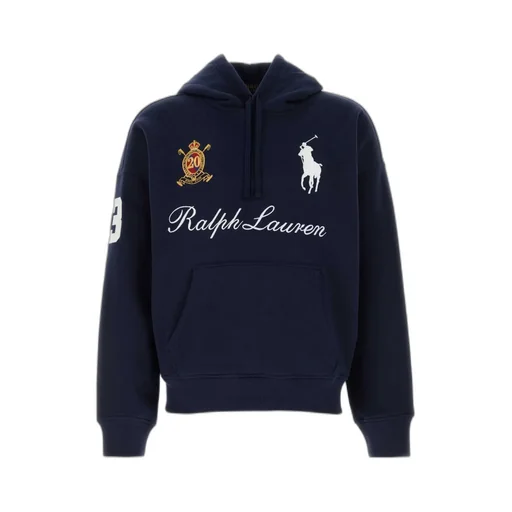 Ralph Lauren Logo Printed Drawstring Hoodie