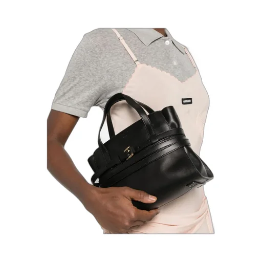 Tie Me Belted Top-Handle Tote Bag