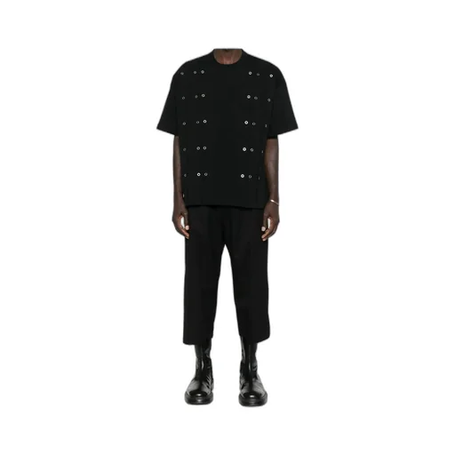 Eyelet-Detail T-Shirt