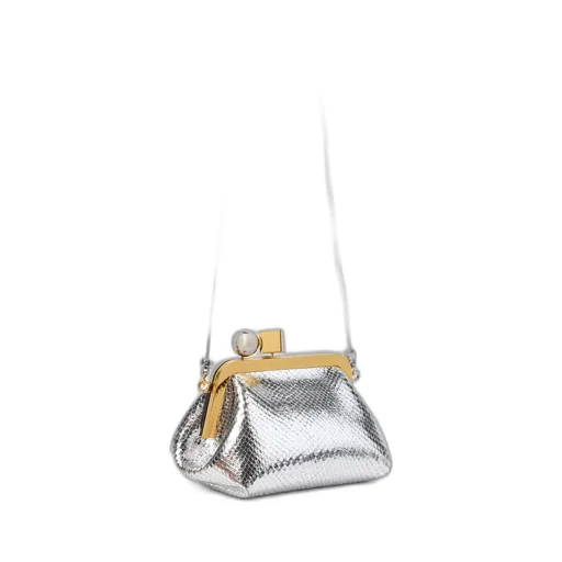 Jacquemus The Berlingot Small Clasp Clutch Bags