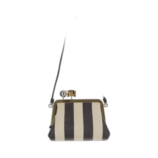 Jacquemus Berlingot Stripped Clasp Clutch Bag