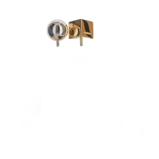 Jacquemus Berlingot Stripped Clasp Clutch Bag