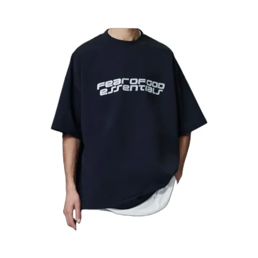 Fear Of God Essentials Ponte 90S Logo Printed T-Shirt