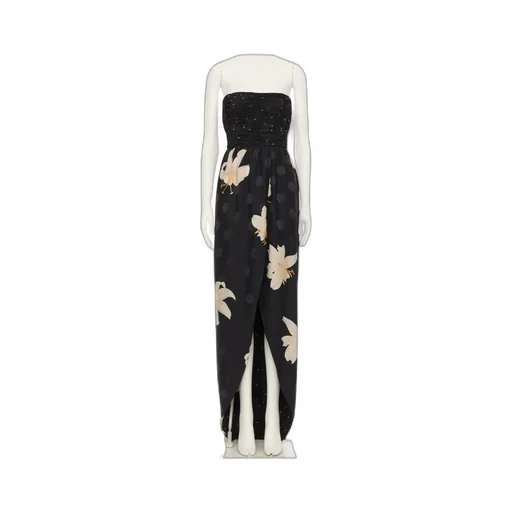 Apres L'hiver Lilium-Pattern Gown