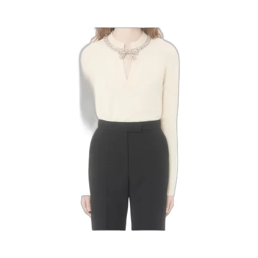 Embroidered Wool Jumper