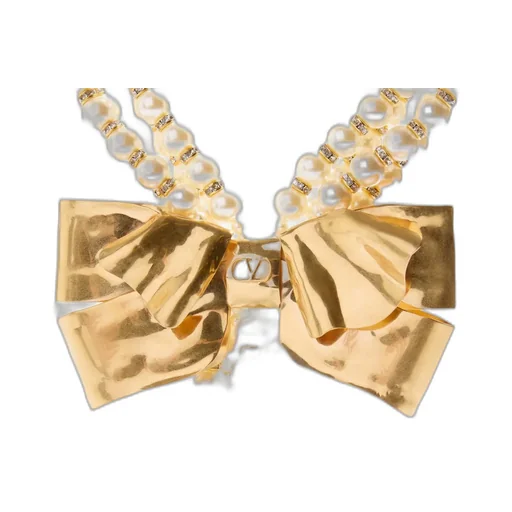Trop Chou Necklace In Metal, Enamel, Pearls And Crystals