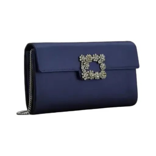 Efflorescence Clutch In Satin