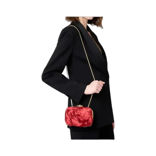 Rose Vivier Clutch In Satin