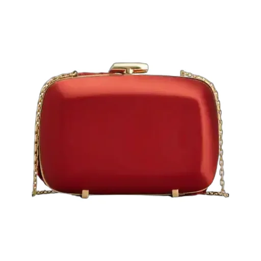 Rose Vivier Clutch In Satin