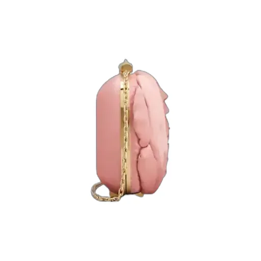 Rose Vivier Clutch In Satin