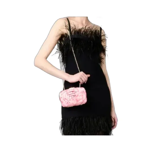Rose Vivier Clutch In Satin