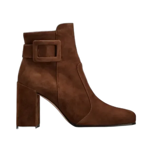 Polly Booties In Suede