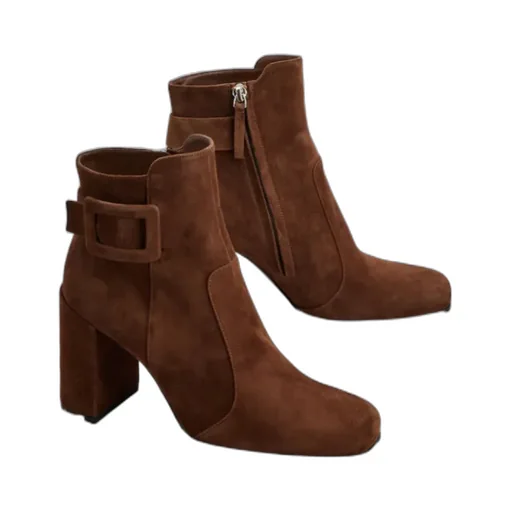 Polly Booties In Suede