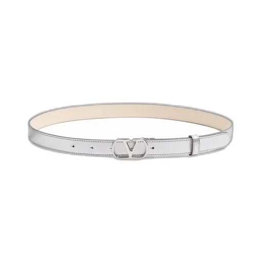 Vlogo Signature Belt In Laminated Calfskin 20 Mm