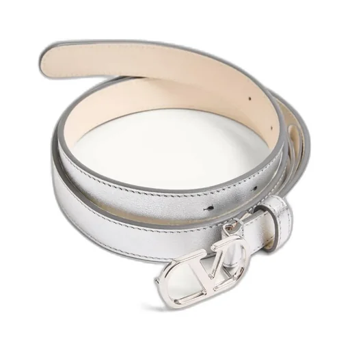Vlogo Signature Belt In Laminated Calfskin 20 Mm