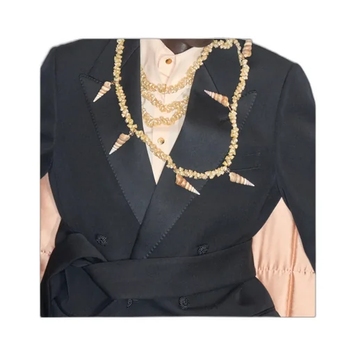 Jardin Aquatique Necklace In Metal And Shells