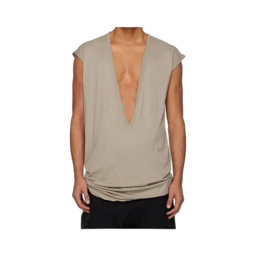Dylan Plunge-Neck Sleeveless T-Shirt