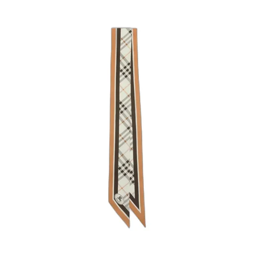 Burberry Skinny Check Knight Stamp Scarf