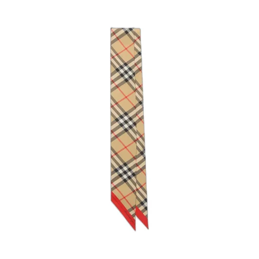 Burberry Skinny Contrast Check Scarf
