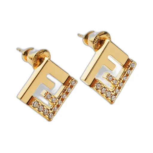 Fendi Forever Fendi Embellished Earrings