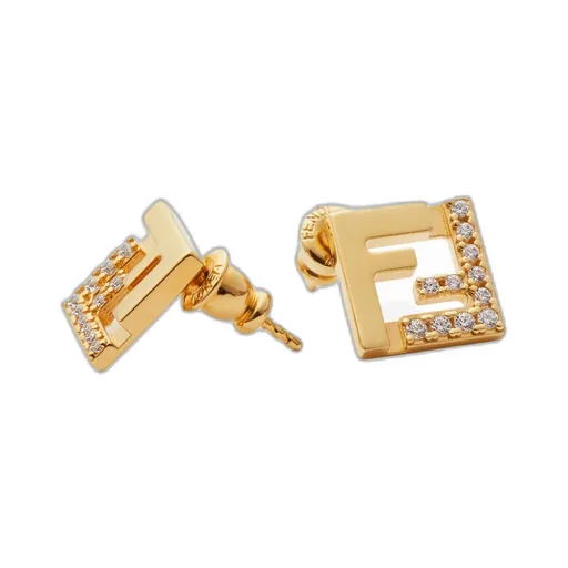 Fendi Forever Fendi Embellished Earrings
