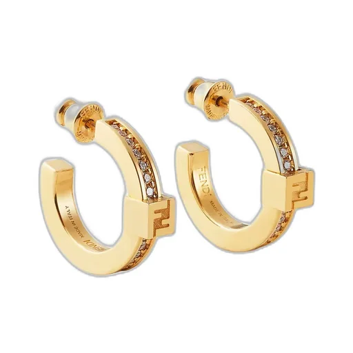 Fendi Forever Fendi Embellished Earrings