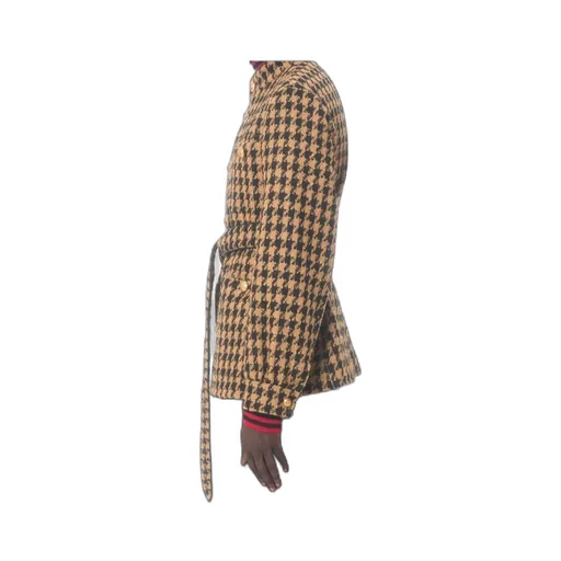 Houndstooth Wool Jacket