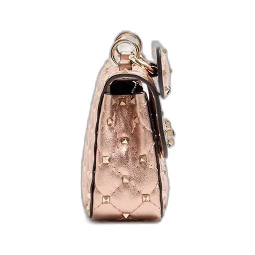 Valentino	Garavani Rockstud Spike Foldover-Top Small Crossbody Bag