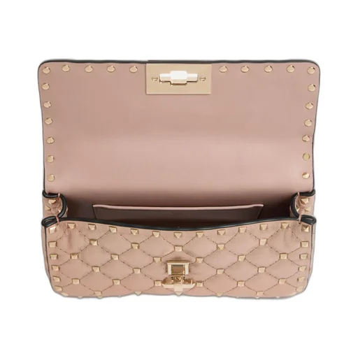 Valentino	Garavani Rockstud Spike Foldover-Top Small Crossbody Bag