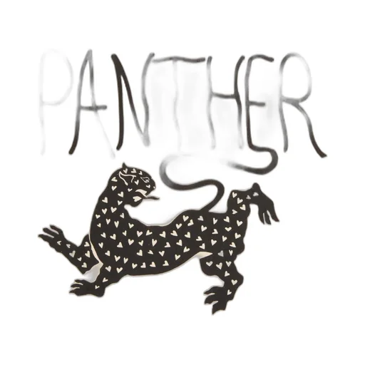Valentino Panther Printed Crewneck T-Shirt