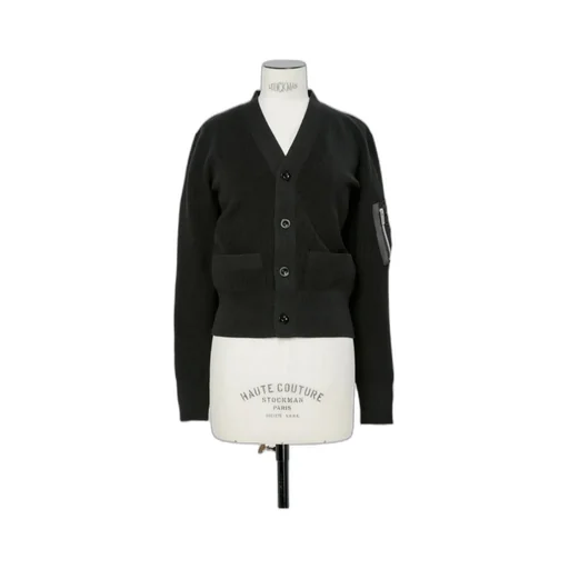 Long-Sleeved Knitted Cardigan