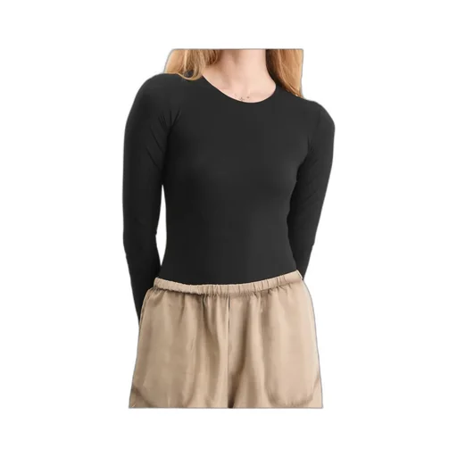 Mm6 Maison Margiela Long-Sleeve Crewneck Bodysuit