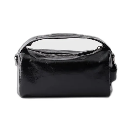 Prada Logo-Detailed Zip-Up Shoulder Bag