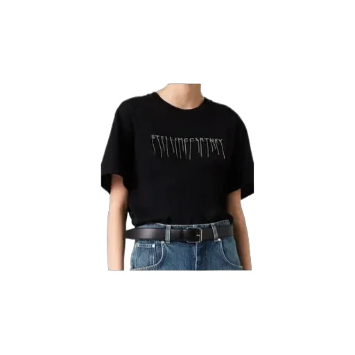 Stella Mccartney Logo-Embroidered Crewneck T-Shirt