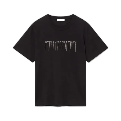 Stella Mccartney Logo-Embroidered Crewneck T-Shirt