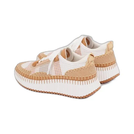 Chlo Nama Lace-Up Sneakers