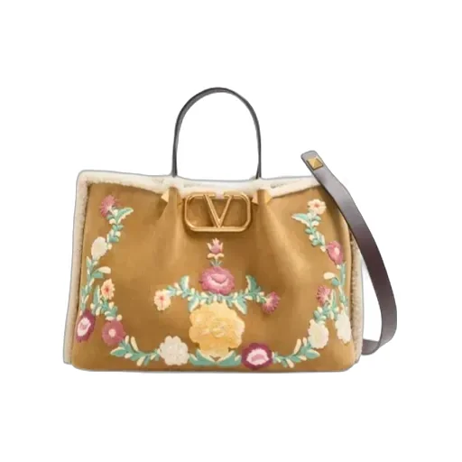 Medium Embroidered Shoulder Bag