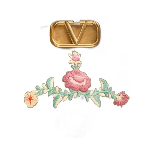 Medium Embroidered Shoulder Bag