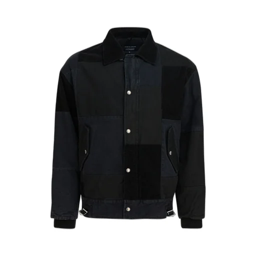 Comme Des GarÇOns Homme Tone On Tone Patchwork Jacket