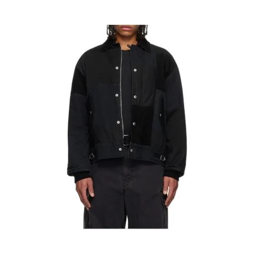 Comme Des GarÇOns Homme Tone On Tone Patchwork Jacket