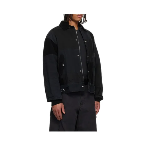 Comme Des GarÇOns Homme Tone On Tone Patchwork Jacket