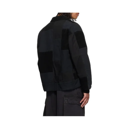 Comme Des GarÇOns Homme Tone On Tone Patchwork Jacket