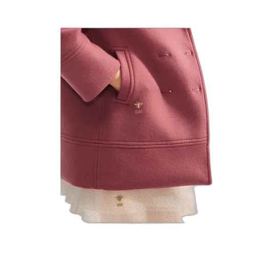 Wool Long-Sleeved Coat