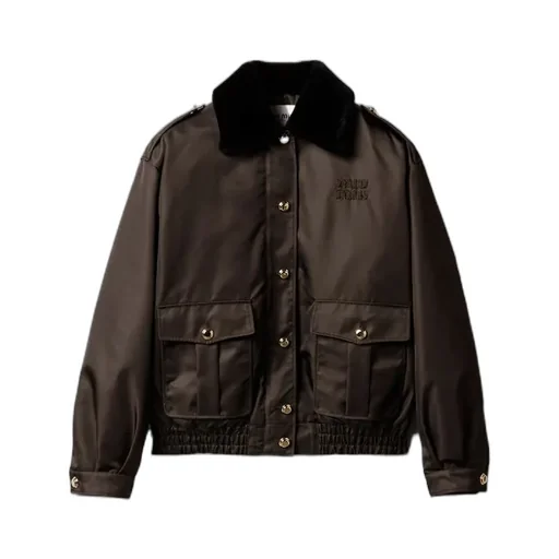 Miu Miu Button-Up Padded Jacket